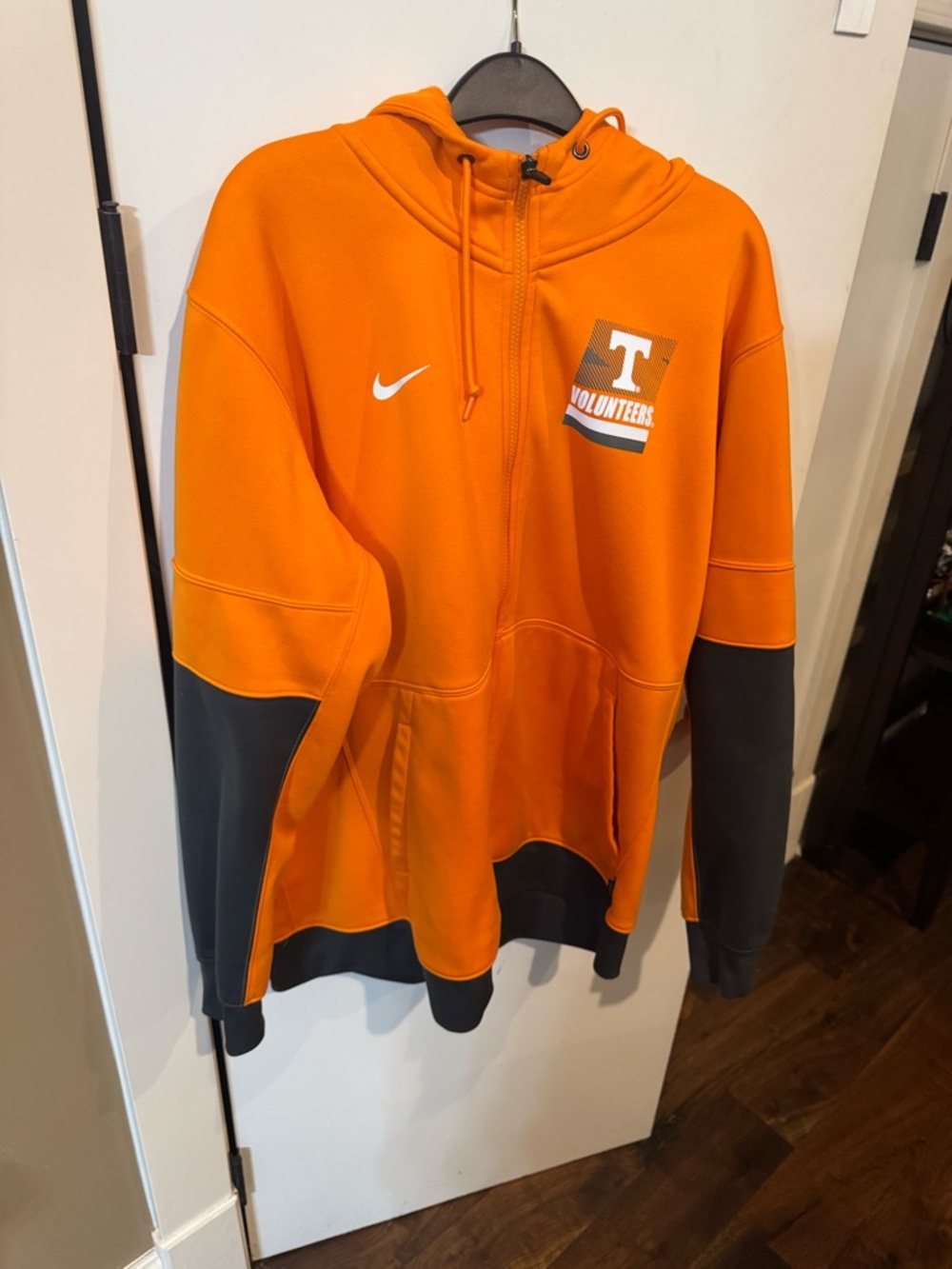 Nike Tennessee Volunteers Orange and Dark Gray Full-Zip Hoodie